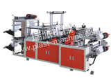 TWO LINES PERFORATING-ROLLING VEST AND FLAT BAG MAKING MACHINE